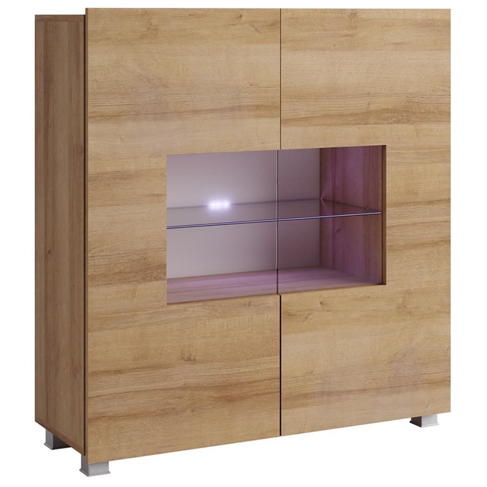 Komoda 100 cm dwudrzwiowa Chicago C01 dąb złoty