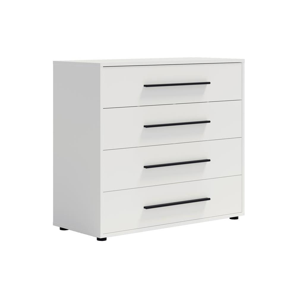 Komoda 98,8 cm z szufladami Molfetta MX03 biały mat