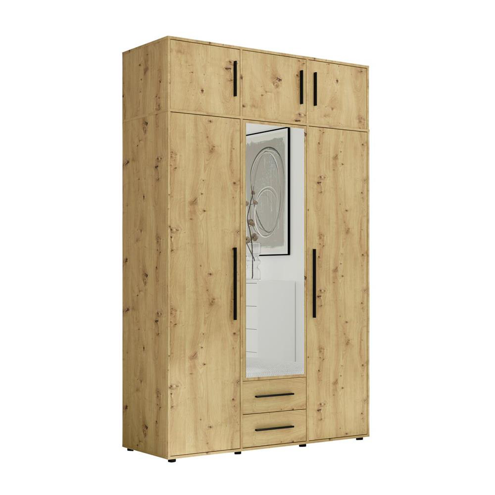 Szafa z nadstawką 150 cm Molfetta MX14 dąb artisan