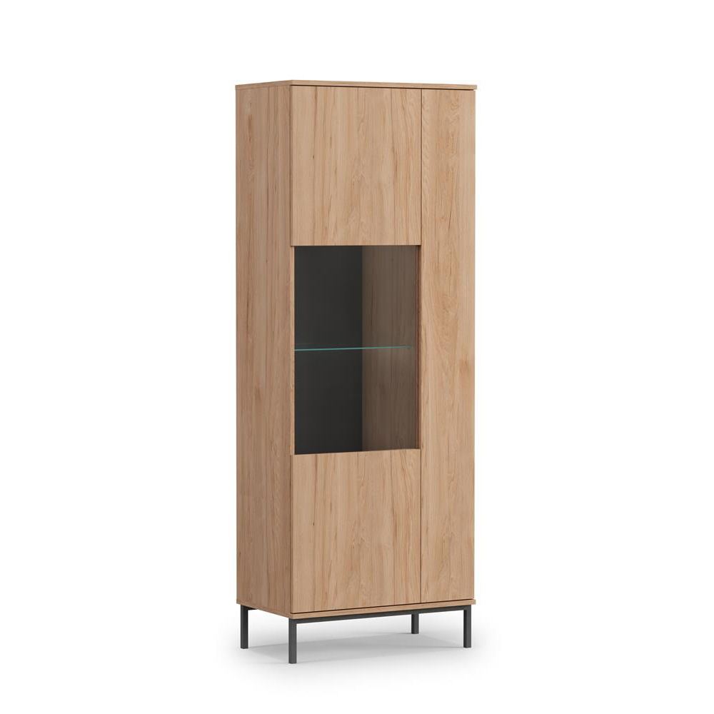 Witryna 70 cm dwudrzwiowa Querno QT07 hikora