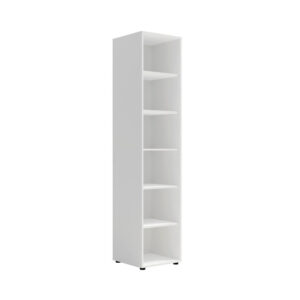 Regał 45 cm z półkami Molfetta MX08 biały mat