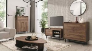 Zestaw mebli salonowych Vegas 2 brandy castello