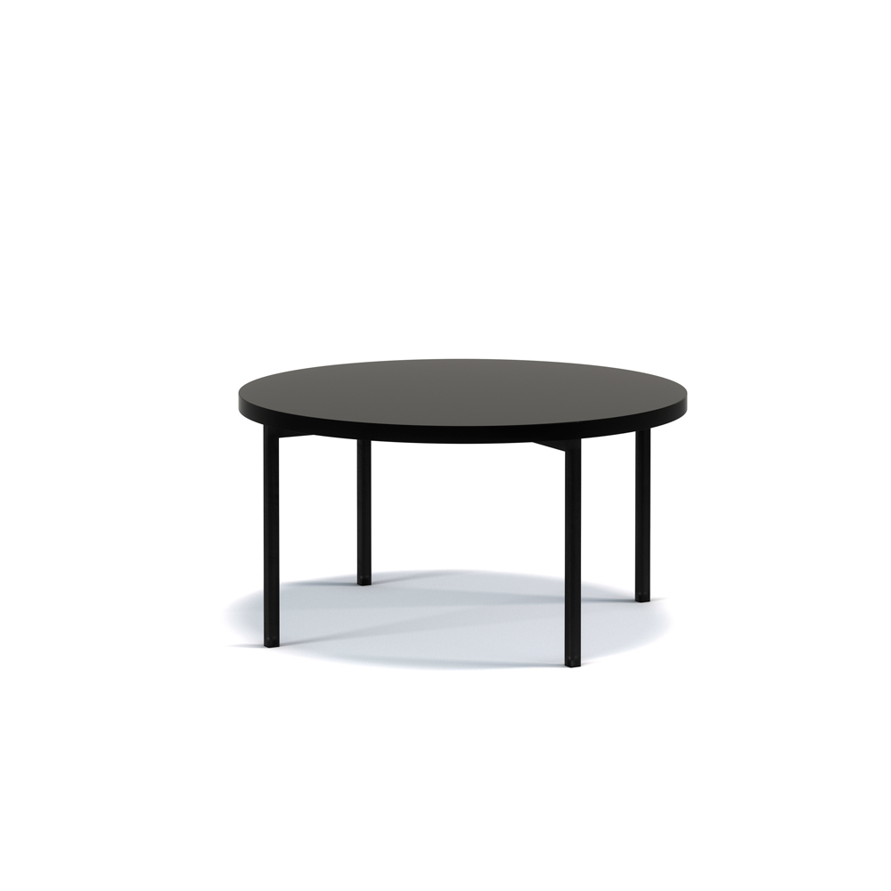 Ława 80 cm Silvia SM03 czarny połysk