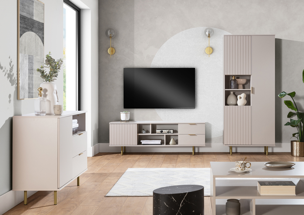 Zestaw mebli salonowych Naomi 2 cashmere