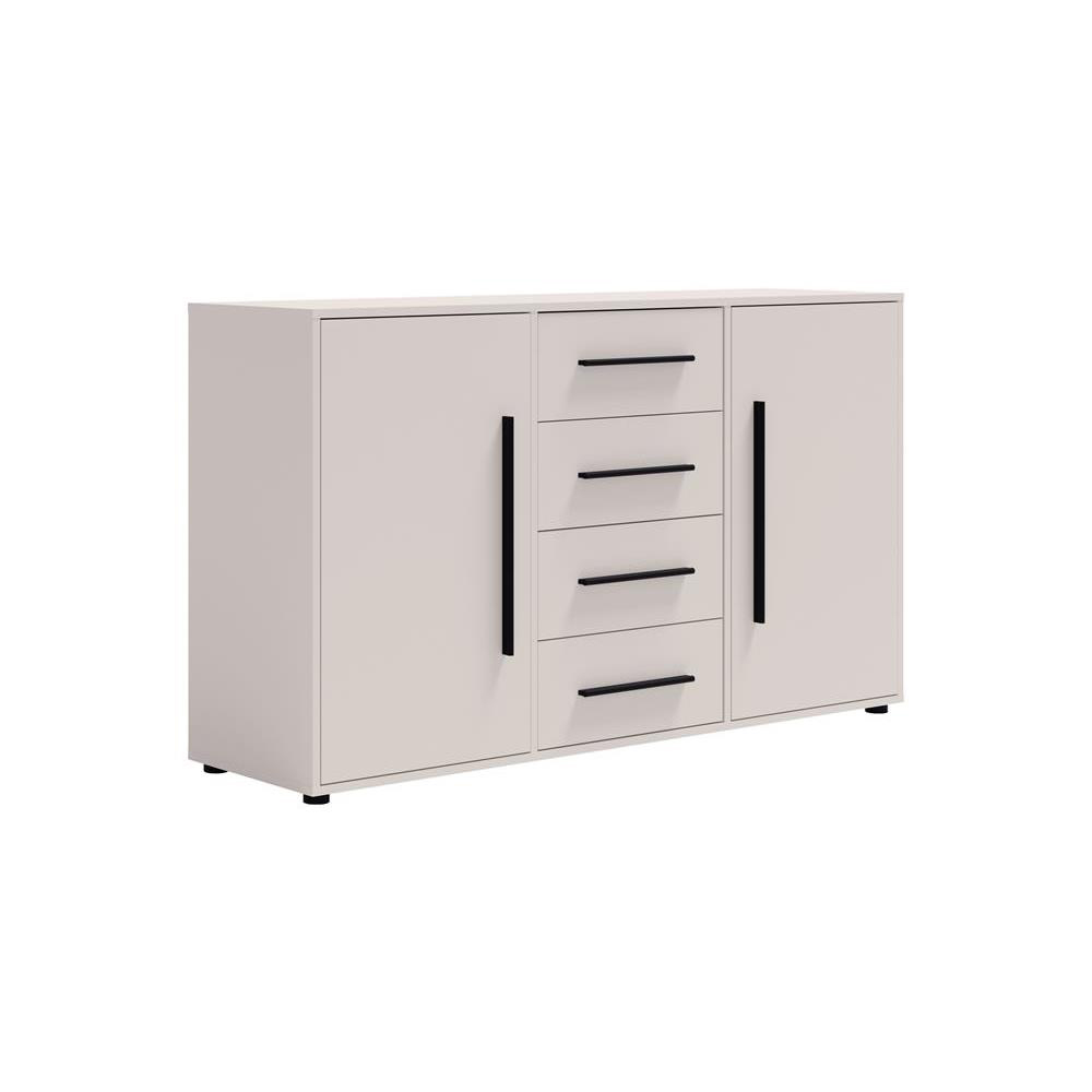 Komoda 150 cm dwudrzwiowa z szufladami Molfetta MX02 cashmere