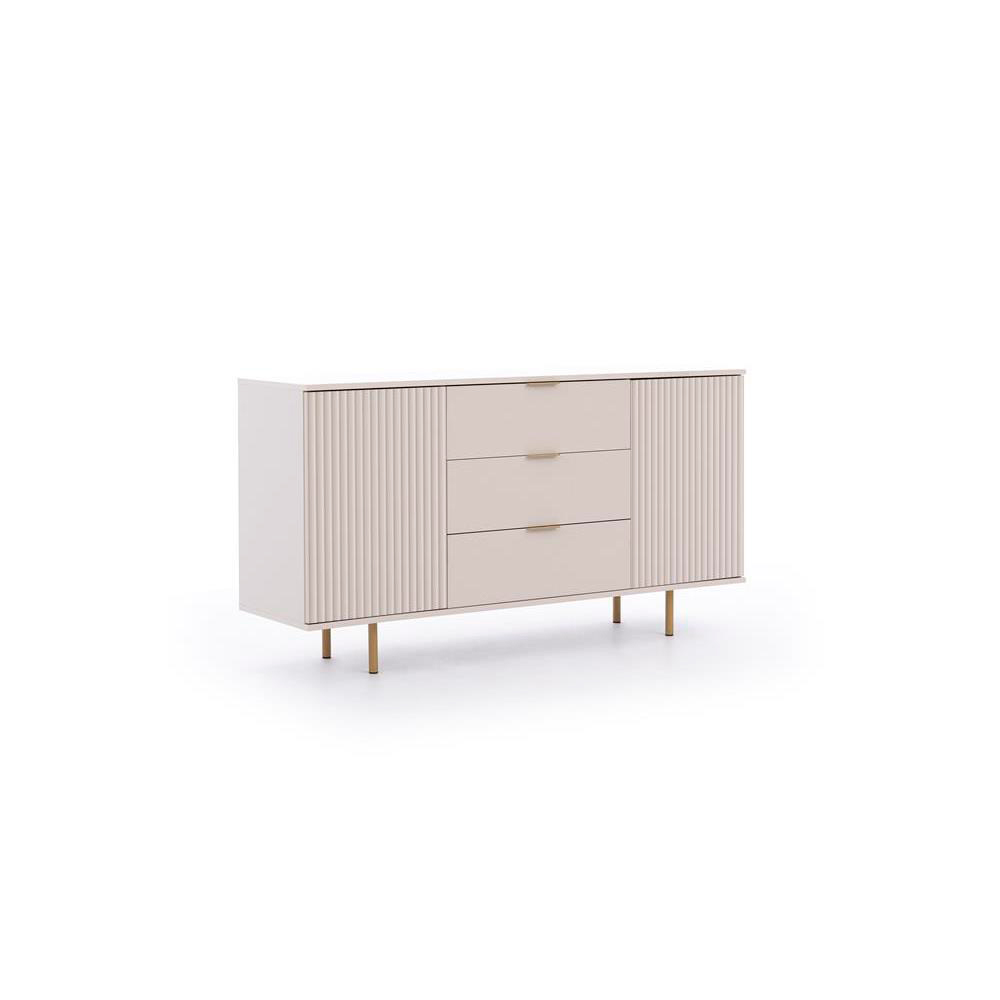 Komoda 150 cm dwudrzwiowa z szufladami Naomi NB02 cashmere