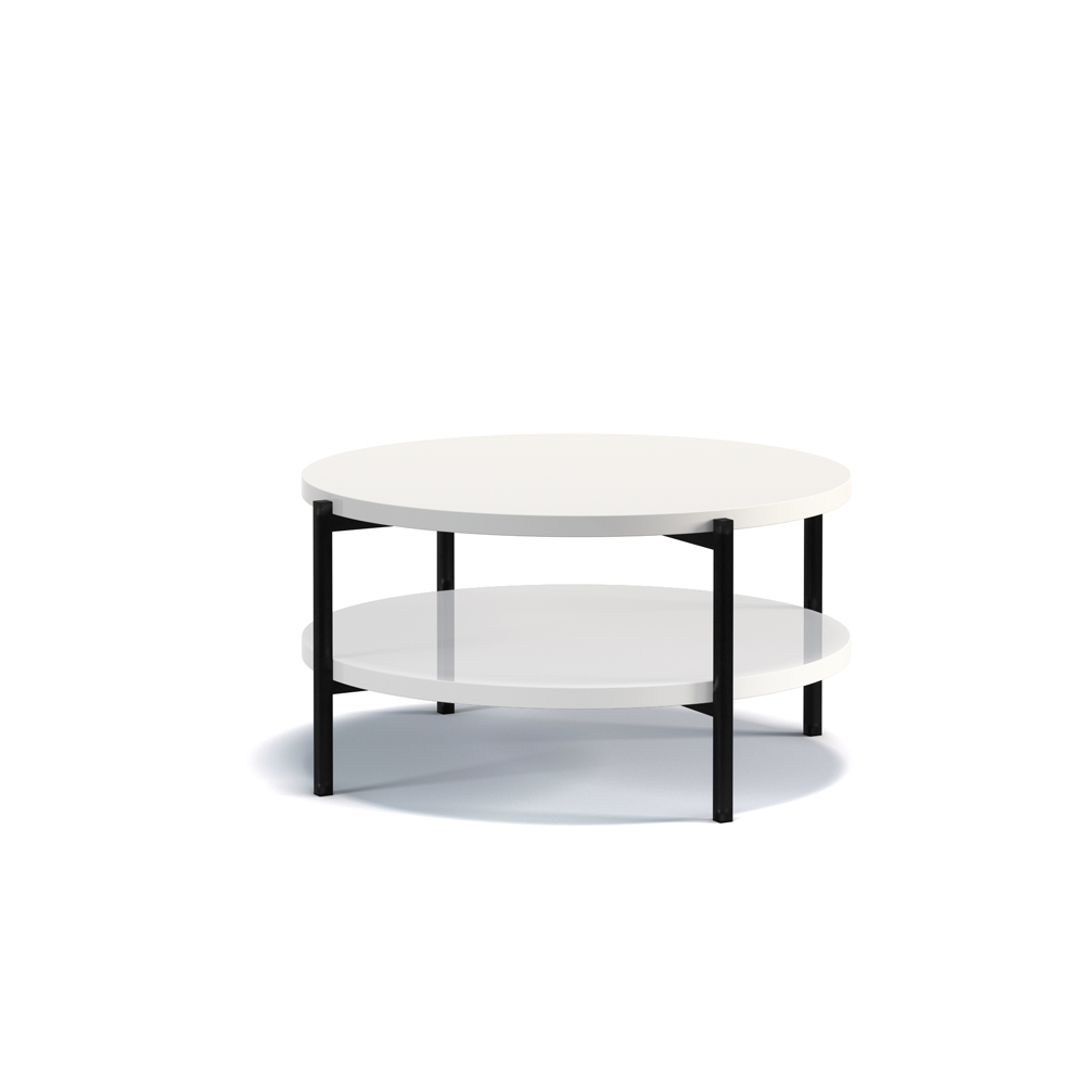 Ława 84,2 cm Silvia SM02 biały połysk