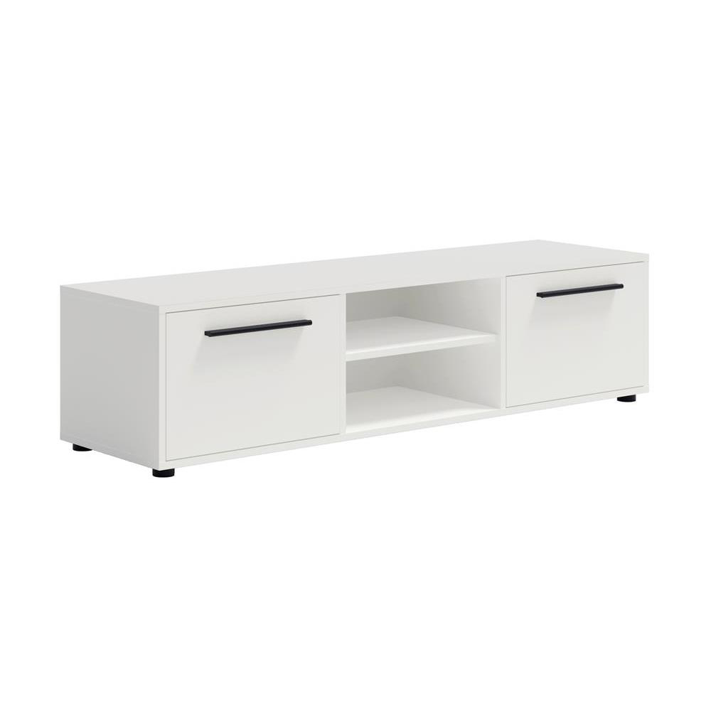 Szafka RTV 150 cm dwudrzwiowa Molfetta MX09 biały mat
